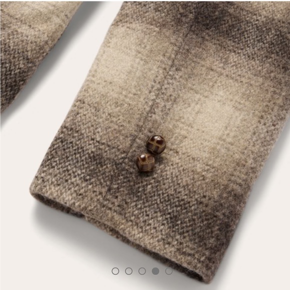 Women’s Stetson Wool Plaid Western Blazer, Small - Picture 4 of 5